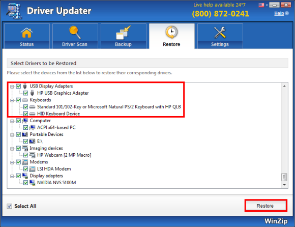 WinZip Driver Updater 5.43.0.6 download the last version for apple
